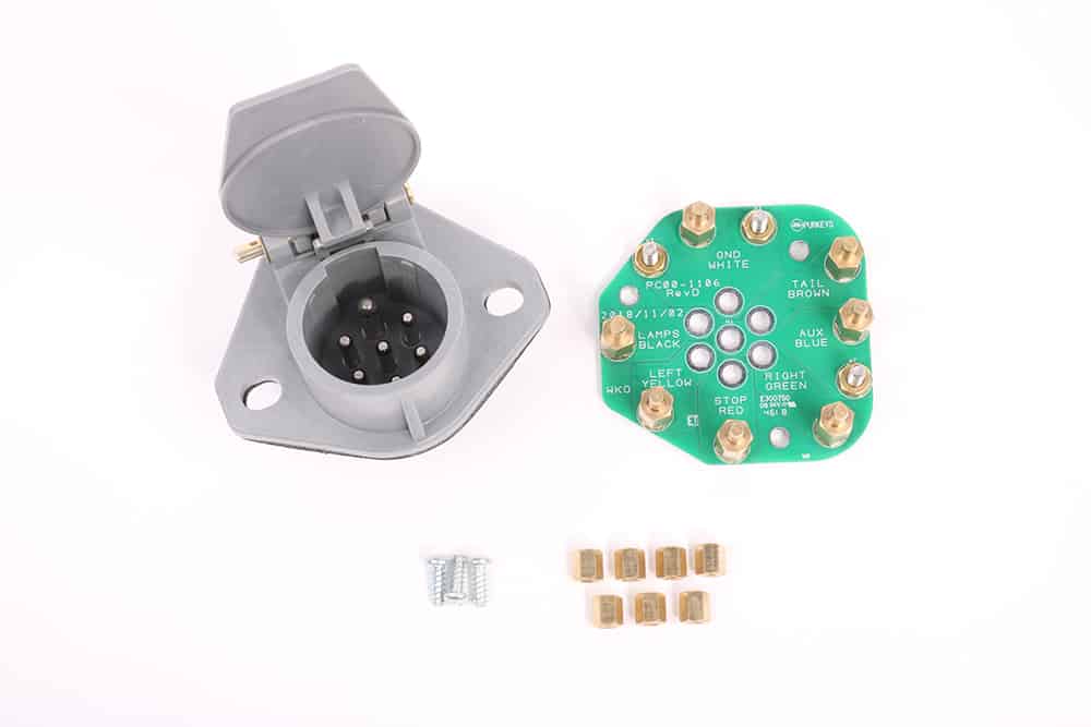 Nosebox, 7-way Receptacle and Support PCBA Replacement Kit for Dual Lid (Part# 900-10)