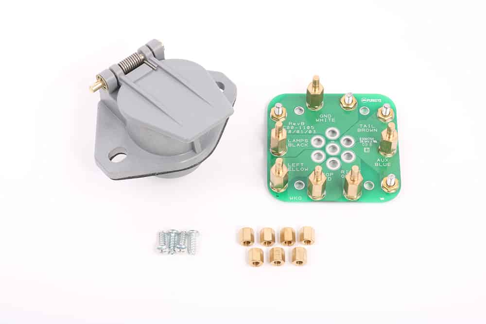 Nosebox, 7-way Receptacle and Support PCBA Replacement Kit for Single Lid (Part# 900-9)